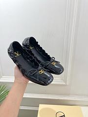 Valentino Patent Ballerina Black Flat - 3