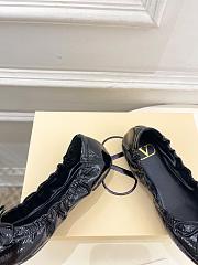 Valentino Patent Ballerina Black Flat - 2