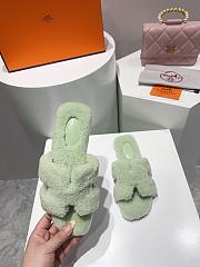 Hermes Green Slides - 2