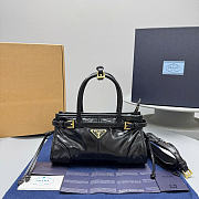 Prada Mini Bonnie Bag Black 24x8.5x13cm - 1