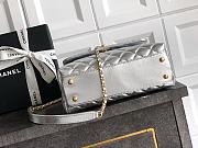 Chanel Coco Handle Silver Gold Lambskin 23cm - 5