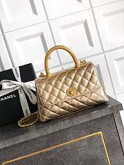 Chanel Coco Handle Gold Lambskin 23cm - 1