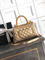Chanel Coco Handle Gold Lambskin 23cm - 3