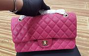 Chanel Medium Flap Bag Caviar Gold Pink 25cm - 1