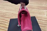 Chanel Medium Flap Bag Caviar Gold Pink 25cm - 3