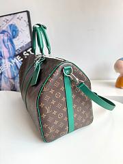 Louis Vuitton LV Monogram Green Keepall 50x29x23cm - 5