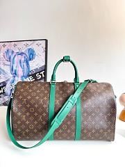 Louis Vuitton LV Monogram Green Keepall 50x29x23cm - 3