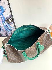 Louis Vuitton LV Monogram Green Keepall 50x29x23cm - 2