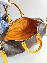 Louis Vuitton LV Monogram Yellow Keepall 50x29x23cm - 2