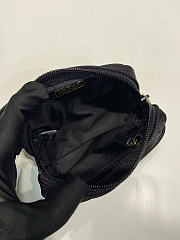 Prada Black Re-nylon Wallet Gold 12x8x3.5cm - 4