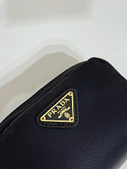 Prada Black Re-nylon Wallet Gold 12x8x3.5cm - 2