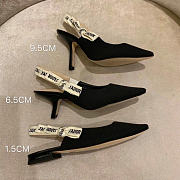 Dior J’adior Slingback Pump Black Fabric - 1