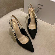 Dior J’adior Slingback Pump Black Fabric - 4
