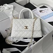 Chanel Coco Handle White 23cm - 1
