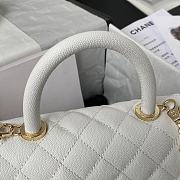 Chanel Coco Handle White 23cm - 3
