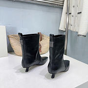 Brunello Cucinelli Black Leather Boot 3.5cm - 3