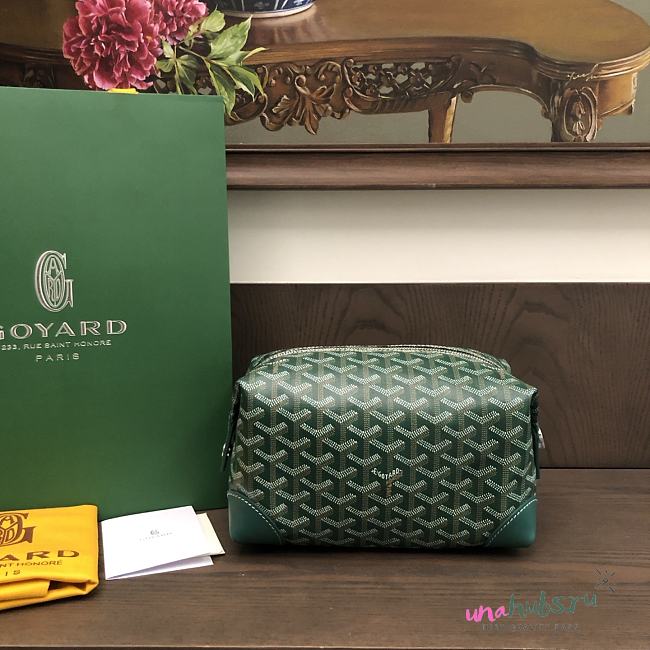 Goyard toiletry bag green 24x13x12cm - 1