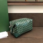 Goyard toiletry bag green 24x13x12cm - 2