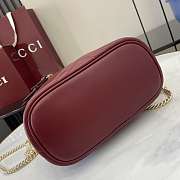 Gucci Marmont Vanity Case Red 19x11.5x9cm - 3