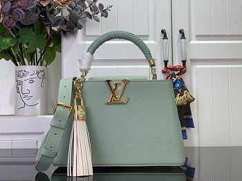 Louis Vuitton LV Capucines BB Green 27cm