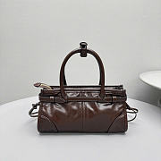 Prada Mini Bonnie Brown Bag 24x8.5x13cm - 4