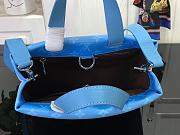 Louis Vuitton LV Shopper Tote Brown Blue 26x10x20cm - 5