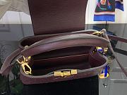 Louis Vuitton LV Mini Capucines Burgundy 21cm - 2