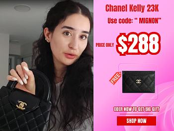Chanel Kelly 23K Small Bag - 19x13x7cm