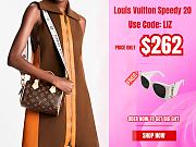 Louis Vuitton 20 pink strap speedy  - 1