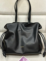Loewe Large Flamenco Black Bag 38x29x14cm - 1