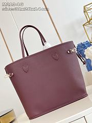 Louis Vuitton LV Neverfull Inside Out MM Wine 31x28x14cm - 5