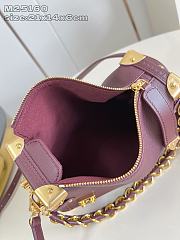 Louis Vuitton LV Side Trunk MM Red Wine 23.5x16x8.5cm - 5
