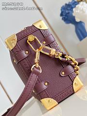 Louis Vuitton LV Side Trunk MM Red Wine 23.5x16x8.5cm - 3
