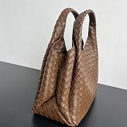 Bottega Veneta Large Campana Bag Brown 39x24x18.5cm - 4
