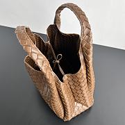 Bottega Veneta Large Campana Bag Brown 39x24x18.5cm - 3
