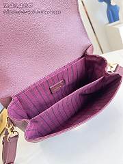 Louis Vuitton LV Pochette Metis MM Red Wine 25x19x7cm - 4