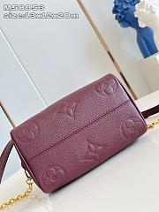 Louis Vuitton LV Speedy 20 Red Wine 20x12x13cm - 5