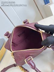 Louis Vuitton LV Speedy 20 Red Wine 20x12x13cm - 2