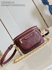 Louis Vuitton LV Mini Bumbag Red Wine 17x12x9cm - 1