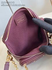 Louis Vuitton LV Mini Bumbag Red Wine 17x12x9cm - 3