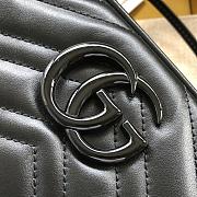 Gucci Marmont Bag Black 24x7x13cm - 2