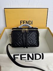 Fendi Vanity Black nappa leather 16x11x8cm - 1
