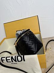 Fendi Vanity Black nappa leather 16x11x8cm - 4