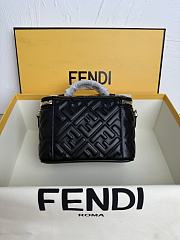 Fendi Vanity Black nappa leather 16x11x8cm - 3