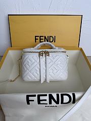 Fendi Vanity White nappa leather 16x11x8cm - 1