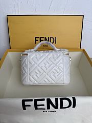 Fendi Vanity White nappa leather 16x11x8cm - 3