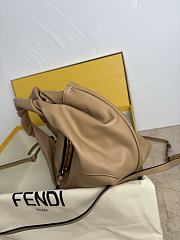 Fendi Spy Small Beige leather bag 32x18x12cm - 4