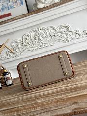Hermes Birkin 25 Bag Grey Brown Gold Togo 25cm - 5