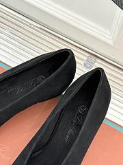 Loro Piana Black Suede Loafer - 4