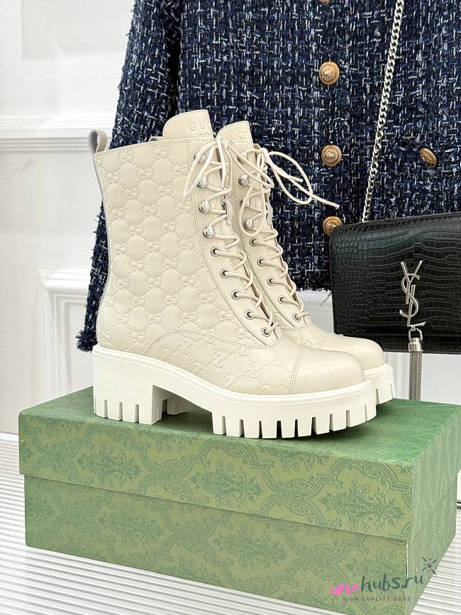 Gucci White Boot - 1
